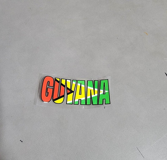 UVDTF 4x1.5 inch Guyana Decal Ju-Nel Fashion Boutique