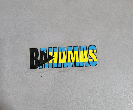 UVDTF 4x1 inch Bahamas Decal Ju-Nel Fashion Boutique