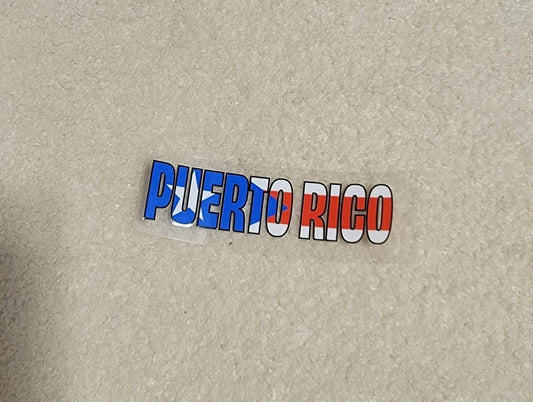 UVDTF 4x1 inch Puerto Rico Decal Ju-Nel Fashion Boutique