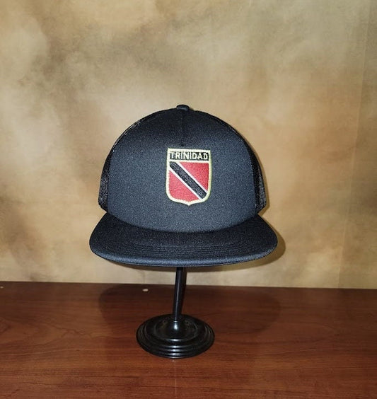 Black Trinidad Trucker Cap Ju-Nel Fashion Boutique