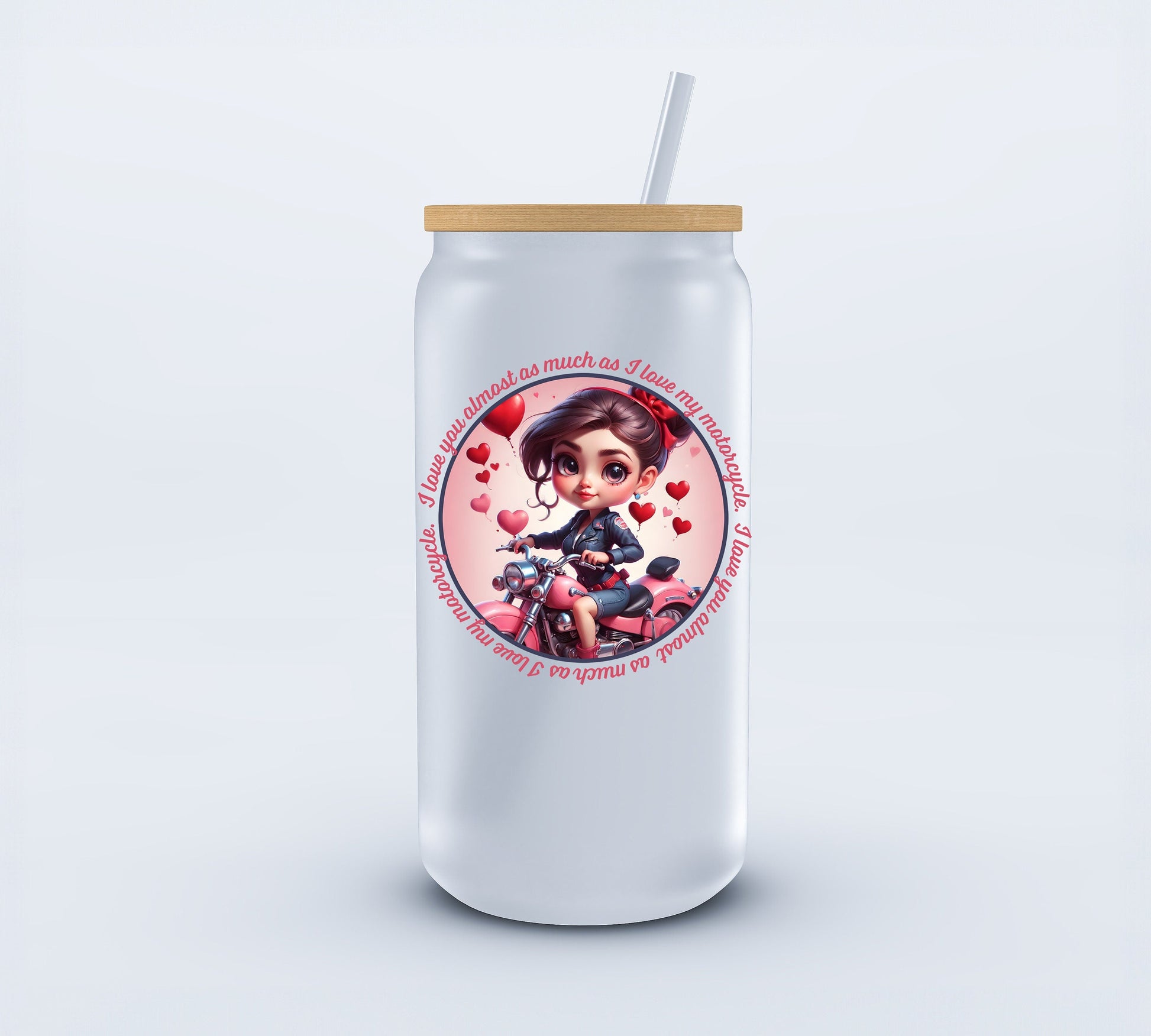 UVDTF Biker Chick 3x3 inch Decal Ju-Nel Fashion Boutique