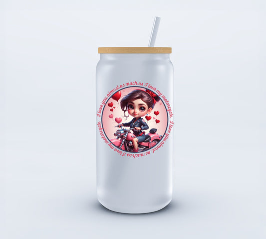 UVDTF Biker Chick 3x3 inch Decal Ju-Nel Fashion Boutique