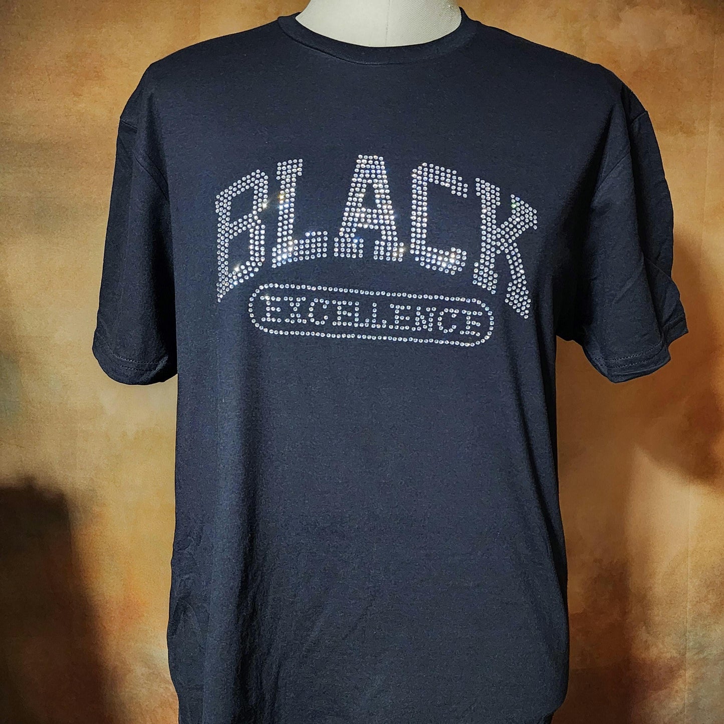 Black Excellence Rhinestone Tshirt Ju-Nel Fashion Boutique