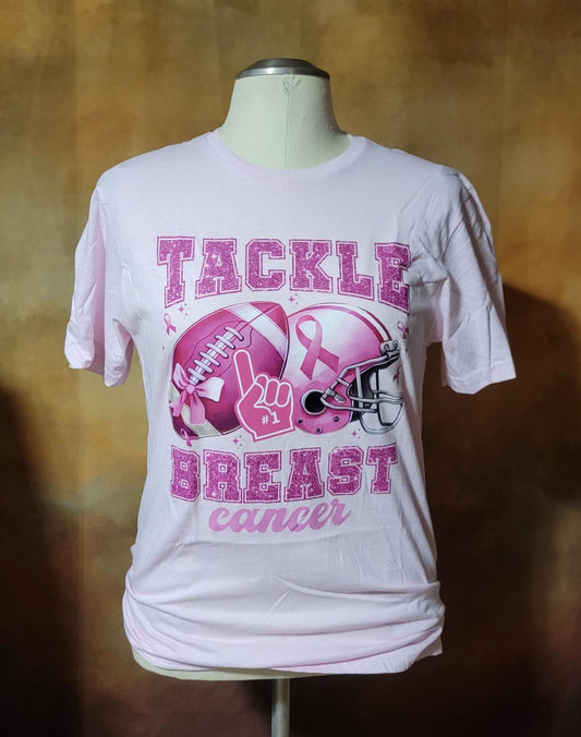 Tackle Breast Cancer T-shirt Ju-Nel Fashion Boutique