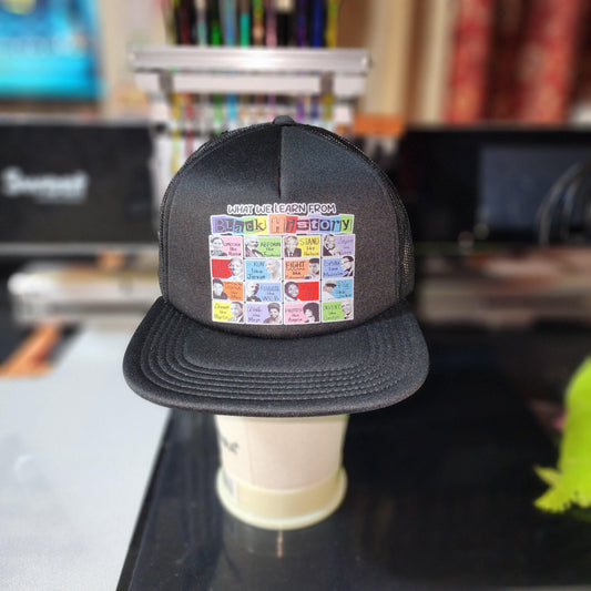 What We Learn from Black History Trucker Hat Ju-Nel Fashion Boutique