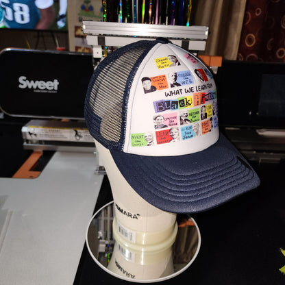 What We Learn from Black History Trucker Hat ver 2 Ju-Nel Fashion Boutique