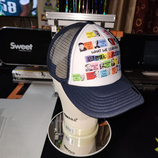 What We Learn from Black History Trucker Hat ver 2 Ju-Nel Fashion Boutique