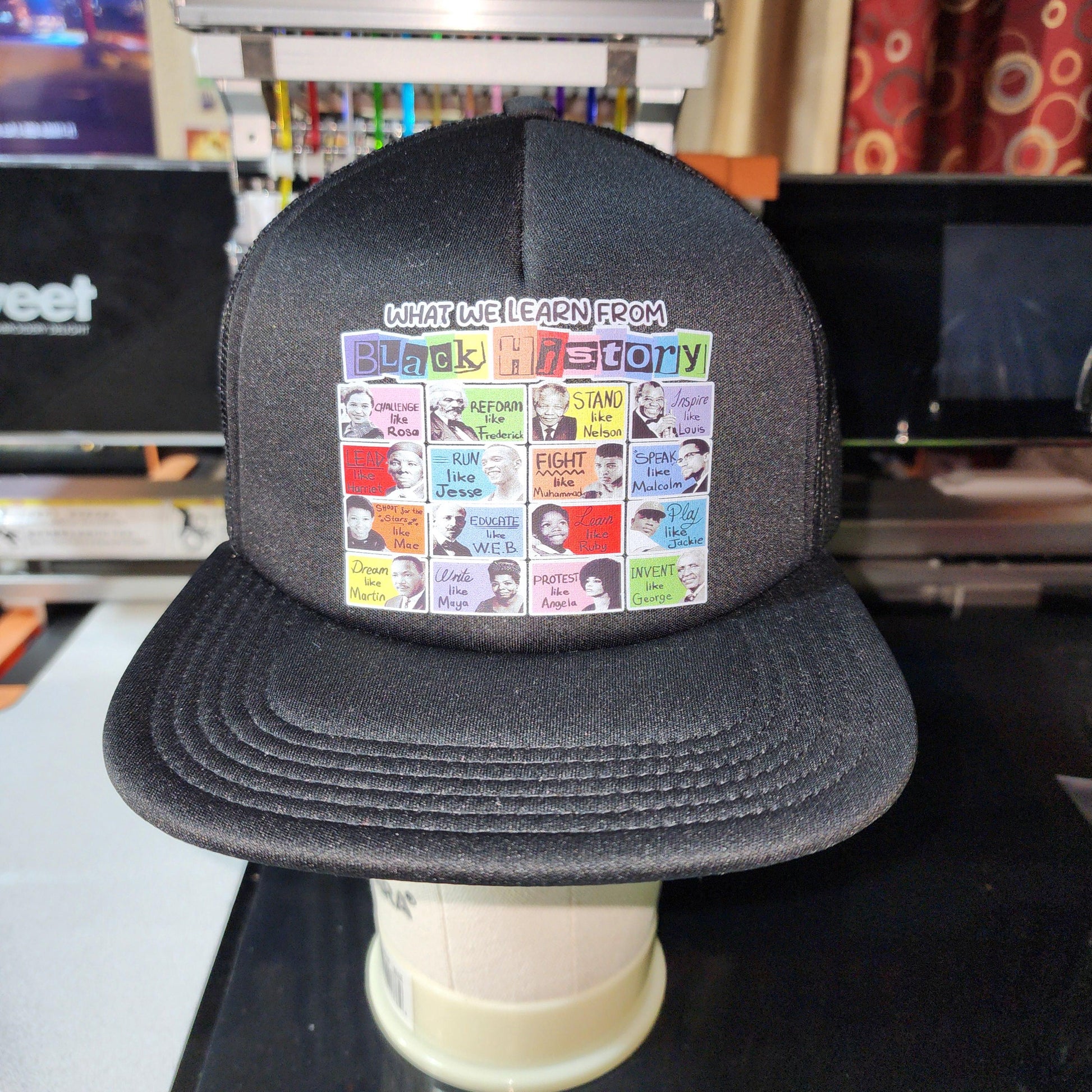 What We Learn from Black History Trucker Hat Ju-Nel Fashion Boutique