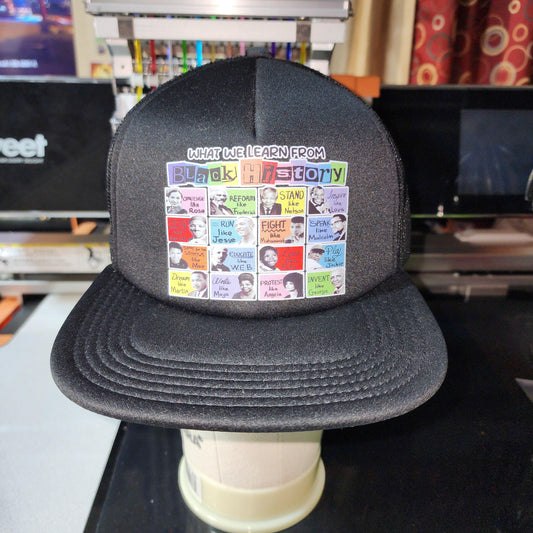 What We Learn from Black History Trucker Hat Ju-Nel Fashion Boutique