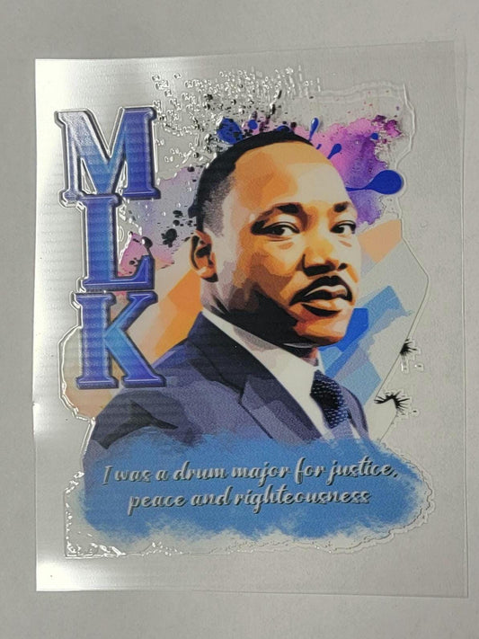 UVDTF Martin Luther King Jr. 3.50x4.40 inch Decal Ju-Nel Fashion Boutique