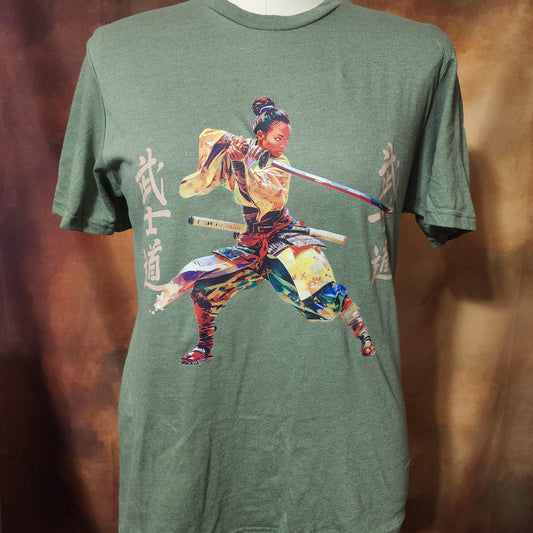 Black Samurai Bushido Tshirt version2 Ju-Nel Fashion Boutique