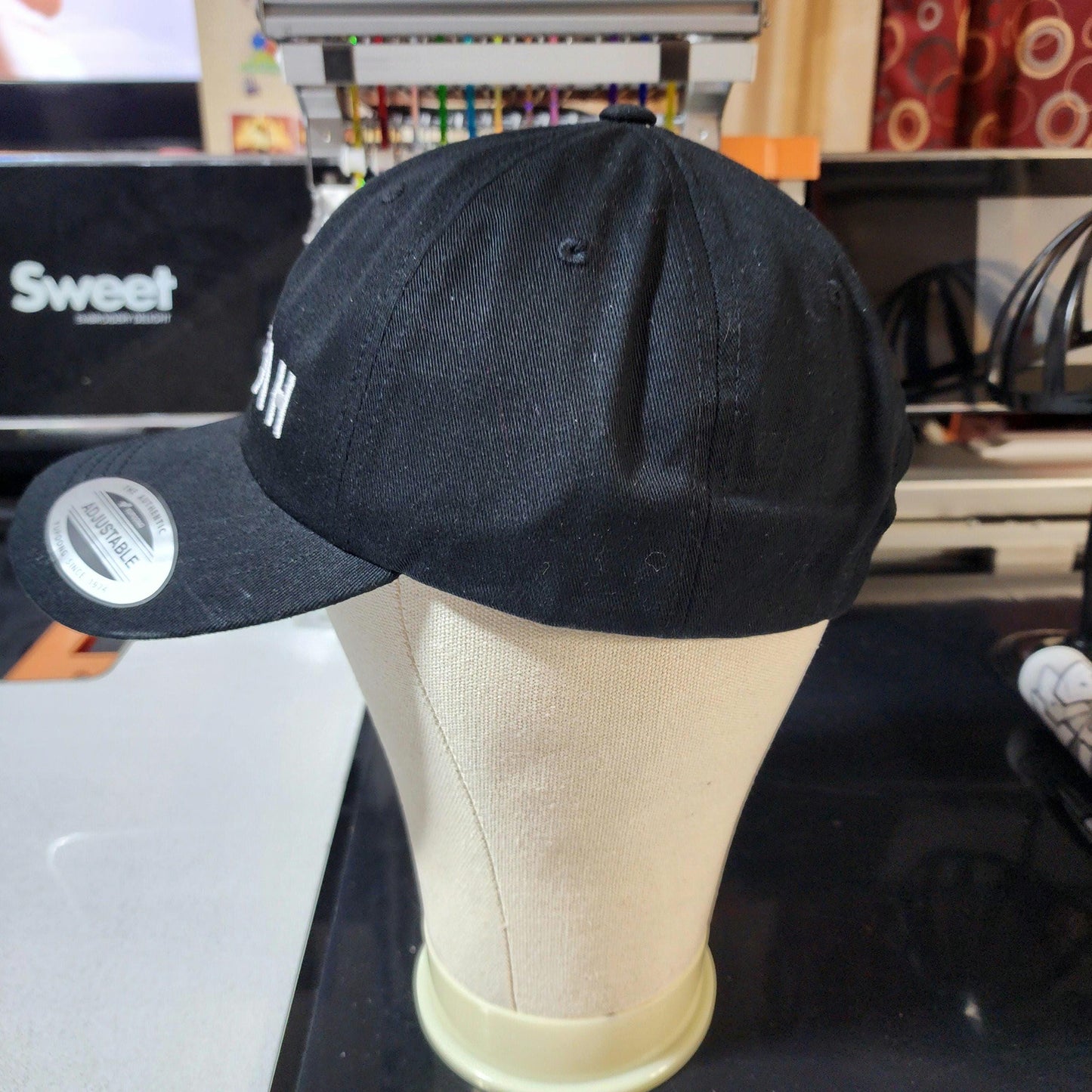 Black Classic Hip Hop Icon Unstructured  Cap Ju-Nel Fashion Boutique