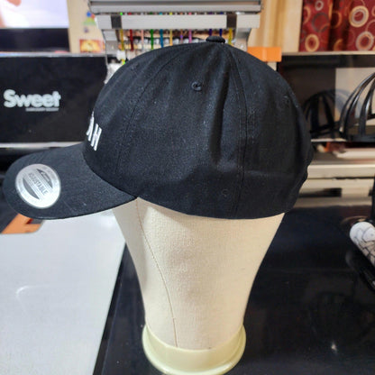 Black Classic Hip Hop Icon Unstructured  Cap Ju-Nel Fashion Boutique