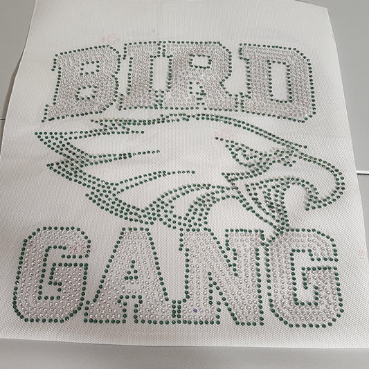 Bird G@ng Hotfix Rhinestone Transfer Ju-Nel Fashion Boutique