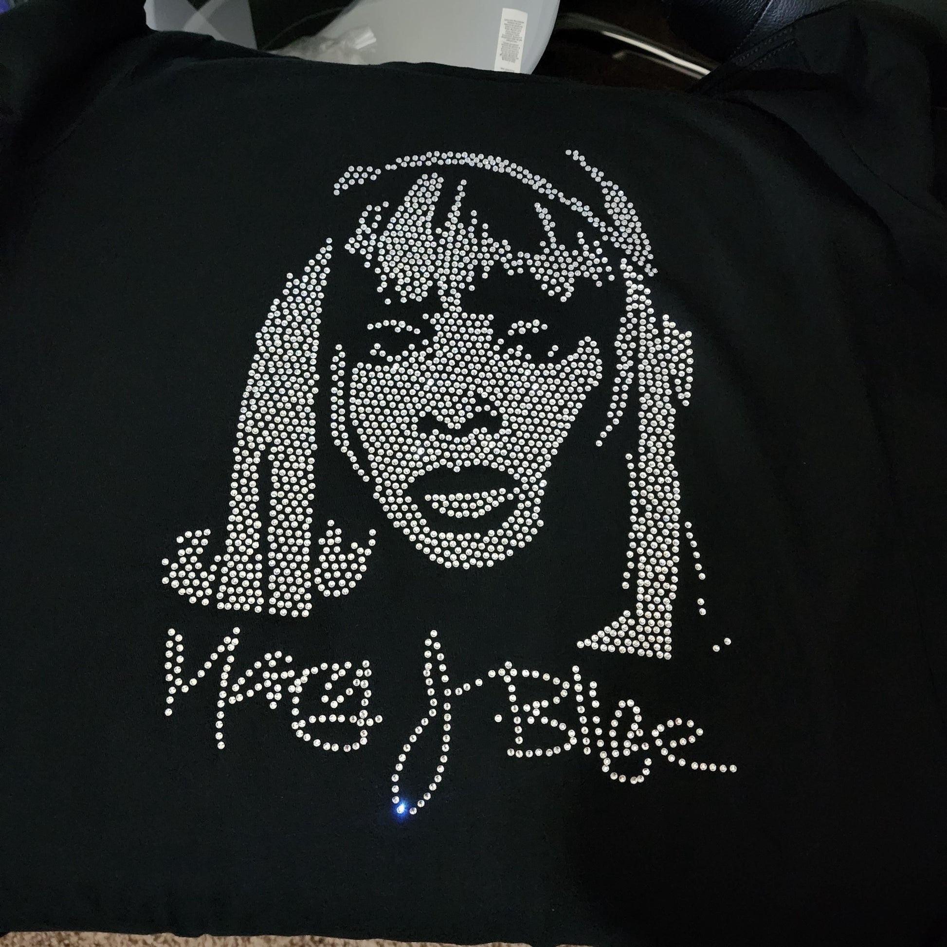 Mary J. Blige Rhinestone T-Shirt – Queen of Hip-Hop Soul Ju-Nel Fashion Boutique