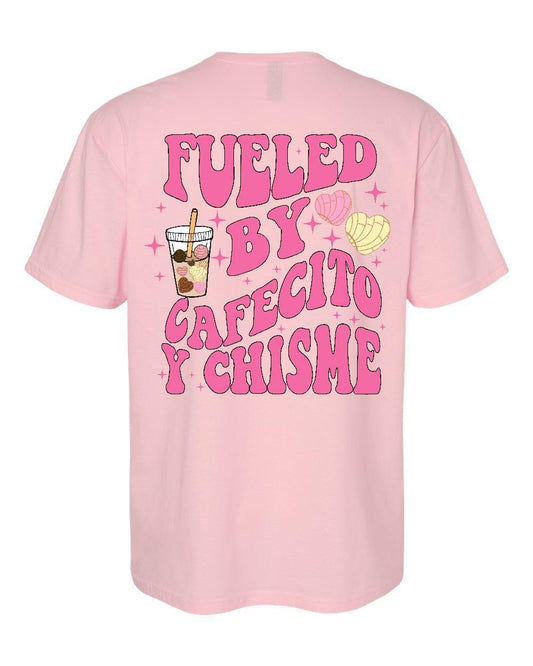 Fueled By Cafecito Y Chisme Tshirt Ju-Nel Fashion Boutique