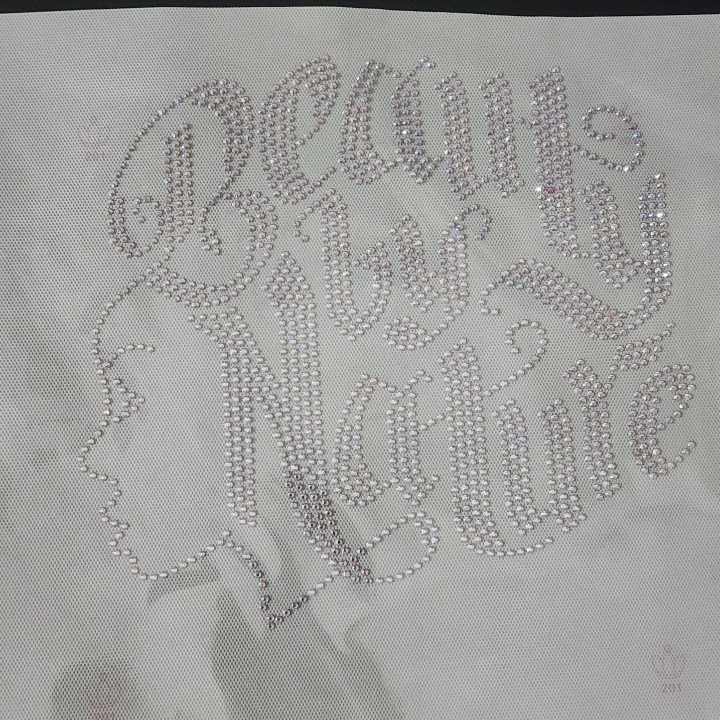 Beauty By Nature Rhinestone Transfer – Hotfix Design for Shirts, Apparel, and DIY Crafts Ju-Nel Fashion Boutique