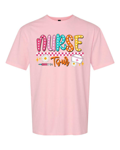 Nurse Tour Graphic T-Shirt – Pink Edition Ju-Nel Fashion Boutique