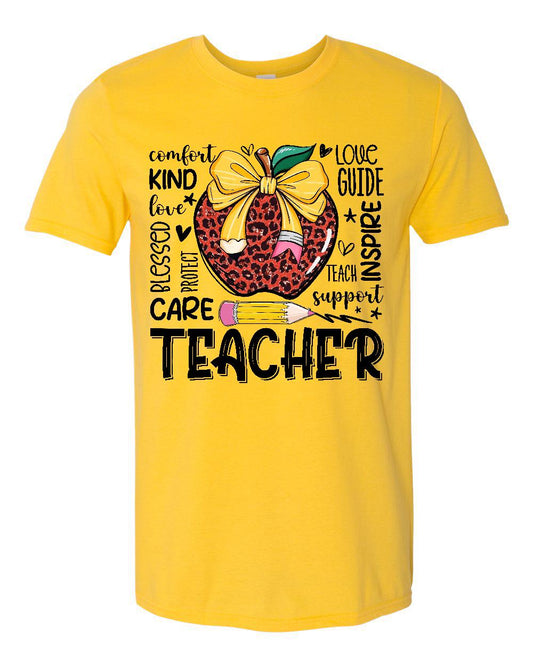 Teacher Care and more Tshirt Ju-Nel Fashion Boutique