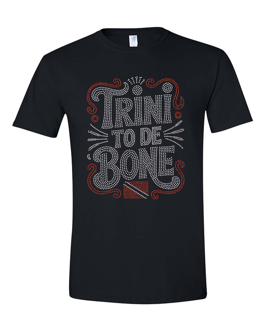 Trini to De Bone Rhinestone T-Shirt Ju-Nel Fashion Boutique