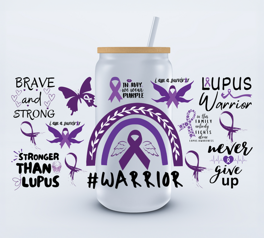 Liver Cancer Awareness Libbey Cup Wrap 16oz (Copy) Ju-Nel Fashion Boutique