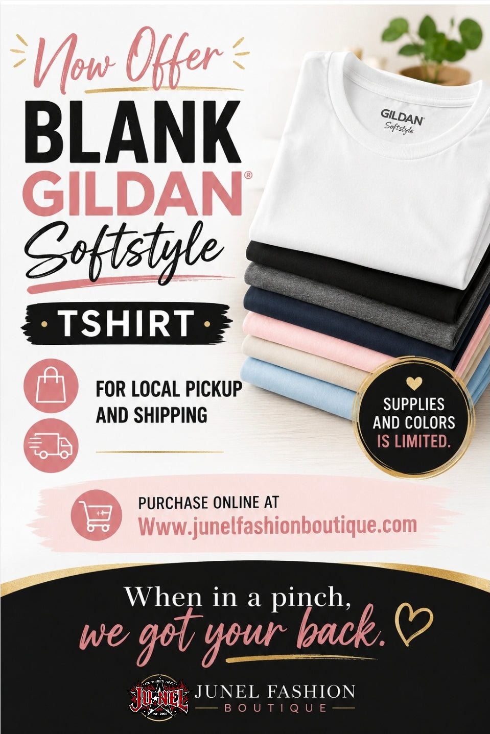 Blank T-shirt- Gildan Softstyle Unisex