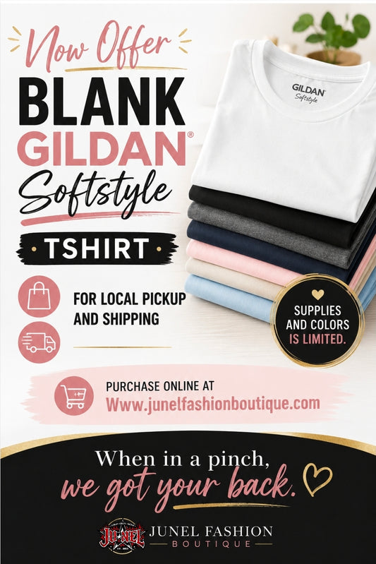Blank T-shirt- Gildan Softstyle Unisex