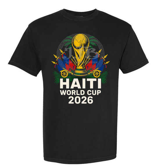 Haiti World Cup 2026 Fan T-Shirt – Limited Edition 🇭🇹⚽️ Ju-Nel Fashion Boutique
