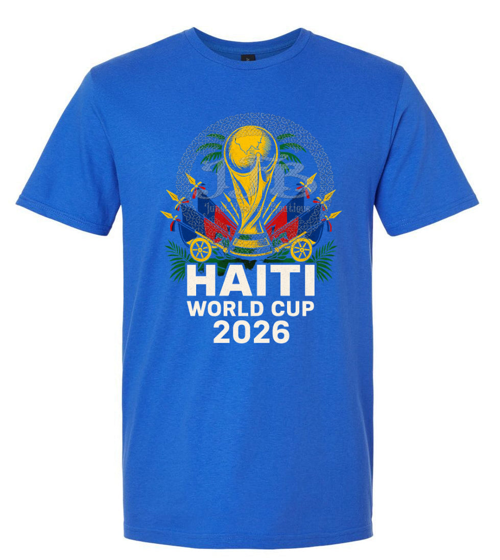 Haiti World Cup 2026 Fan T-Shirt – Limited Edition 🇭🇹⚽️ Ju-Nel Fashion Boutique