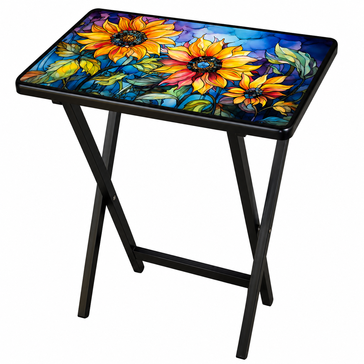 15" x 20" Custom Folding TV Tray Table Print – Personalized Replacement Top | UV DTF & Vinyl Design